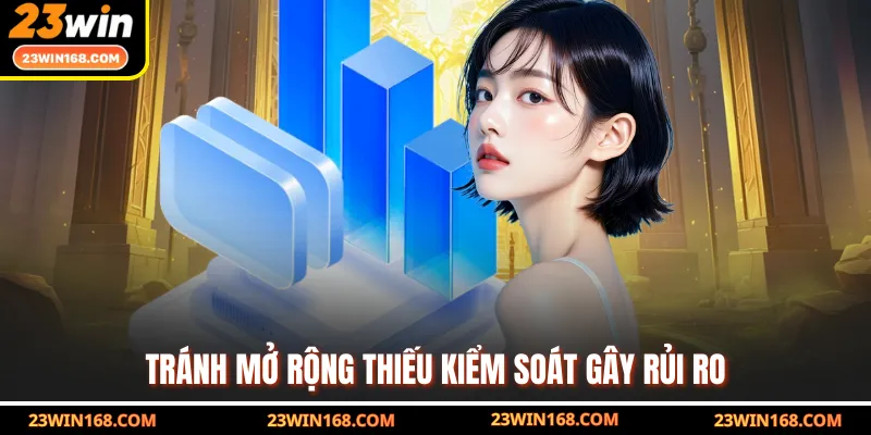Tránh mở rộng thiếu kiểm soát gây rủi ro
